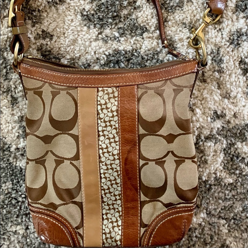 Classic Coach Saddlebag Crossbody